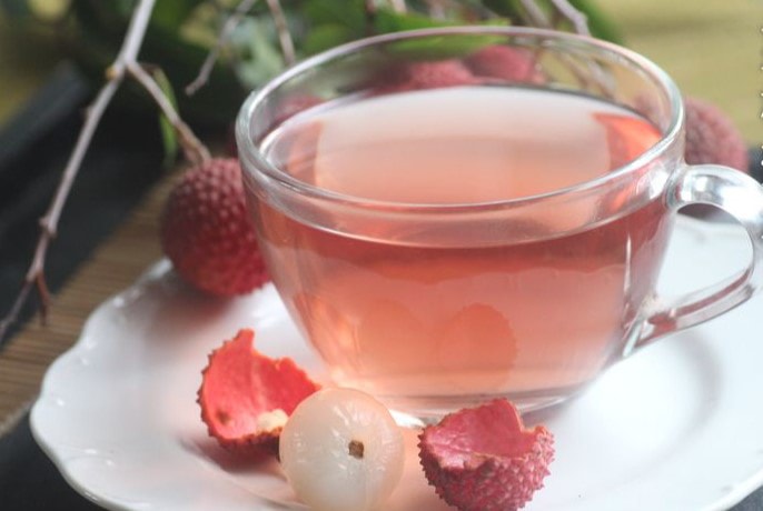 trà vỏ vải thiều