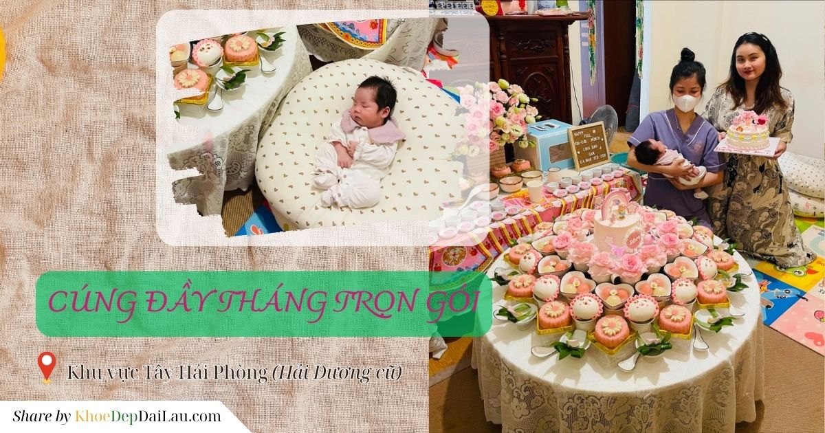Mâm cúng đầy tháng trọn gói tại Tây Hải Phòng – Chuẩn bị Tỉ Mỉ, giao tận nơi