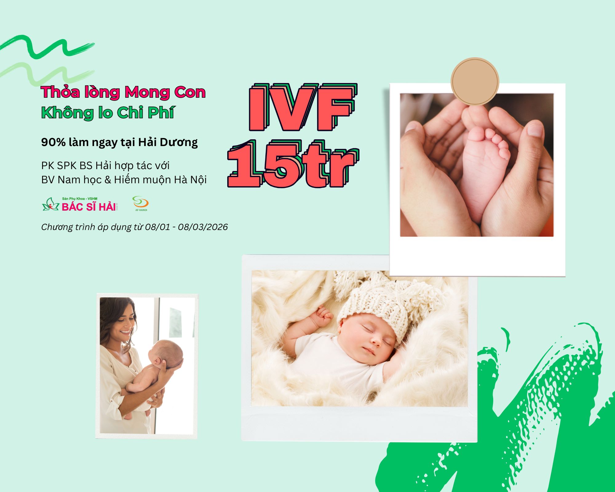 Cơ Hội Vàng Đón Con Yêu: IVF Trọn Gói Chỉ Từ 15 Triệu Đồng Ngay Tại Hải Dương